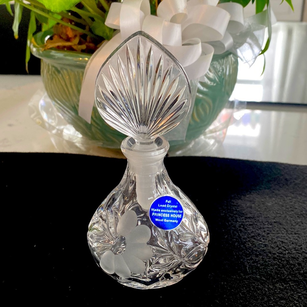 Princess House Crystal Perfume Bottle